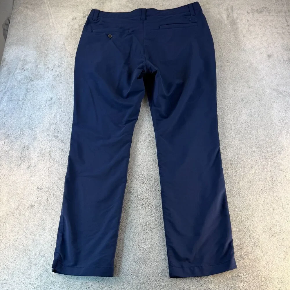 Under Armour Men's Golf Pants 36x32 Navy Stretch Performance Straight Leg 36 32